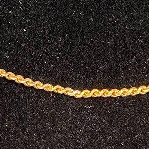 17" Gold-Tone S-Chain Necklace Jewelry